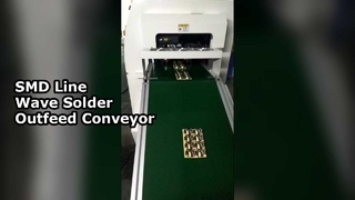 ディップライン組立機 PCBベルトコンベア ウェーブはんだアウトフィードコンベア