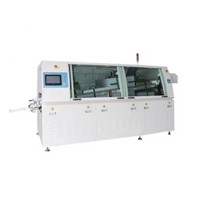 品質  Dual Waves SMT Wave Soldering Oven Automatic With Touch Screen PLC Control 工場