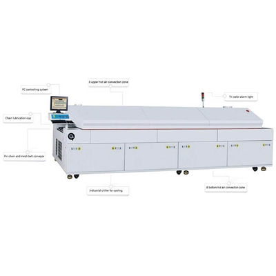 産業用SMDSMTリフロー溶接機 PLC制御 400mm PCB幅