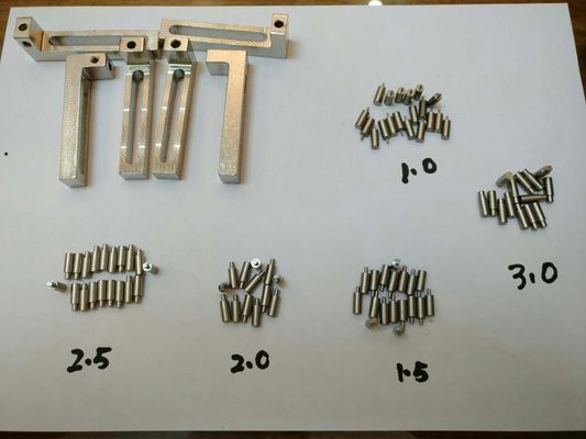 半自動溶接ペーストプリンタのための不鋼鋼L型ホルダーとサポートピン