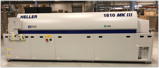 Heller 1810 MK5 10 ゾーン SMT リフローオーブン PCB の無鉛溶接 2" 22" 5 56cm 幅