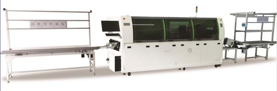 380V 60Hz SMT ミニ 自動 ダブル 波 PCB 透孔 精密 波 溶接 機械 鉛 無 PLC タッチ 画面 コントロール